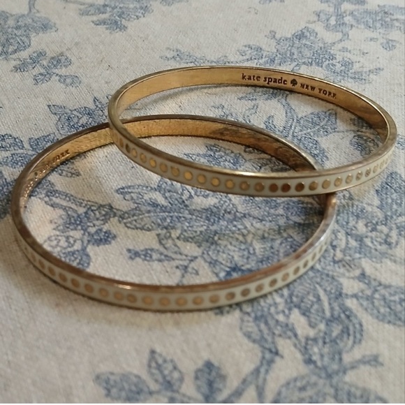 Kate Spade Gold and Cream Bracelets - Picture 4 of 4